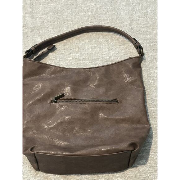Darcy Marks London Coffee Taupe Brown Handbag Hobo Bag Bohemian Whymsical - Picture 8 of 16
